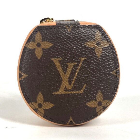 LOUIS VUITTON GI0495 Monogram Etui-Earphone Airpods Bag Charm case - Picture 1 of 13